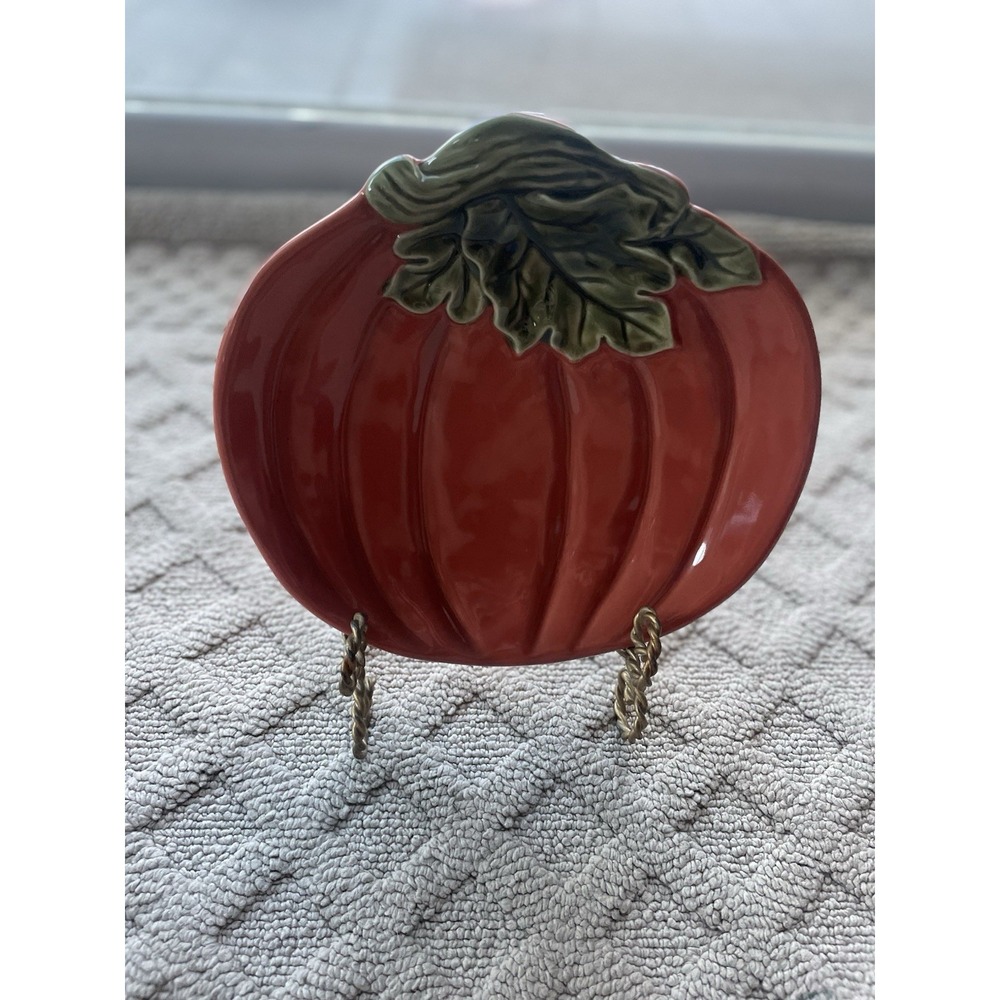 Pumpkin Decorative/Salad/Dessert Plate Better Homes& Gardens Heritage Collection
